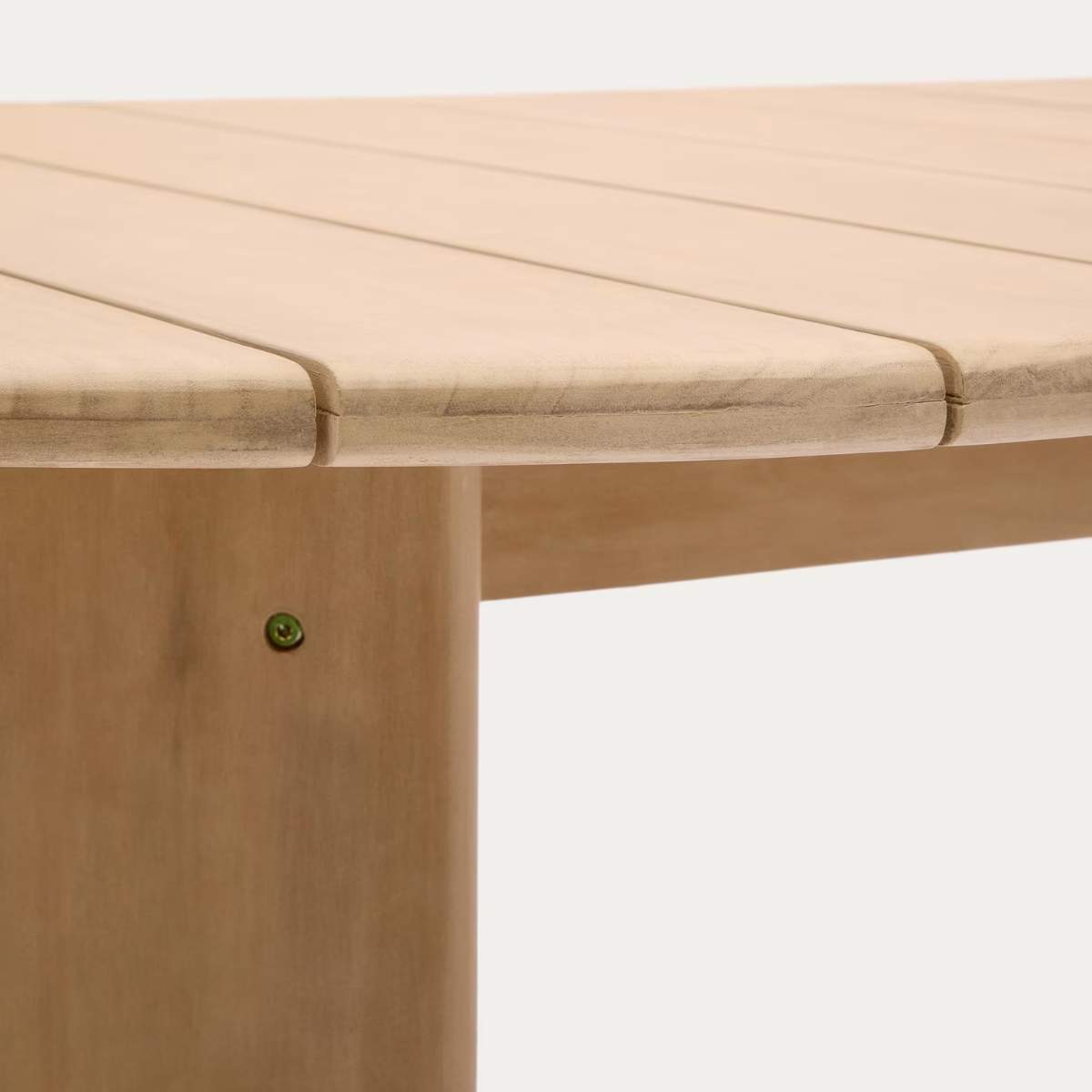 Kave Home Xoriguer table made of solid eucalyptus wood, 280 x 110 cm, FSC 100%