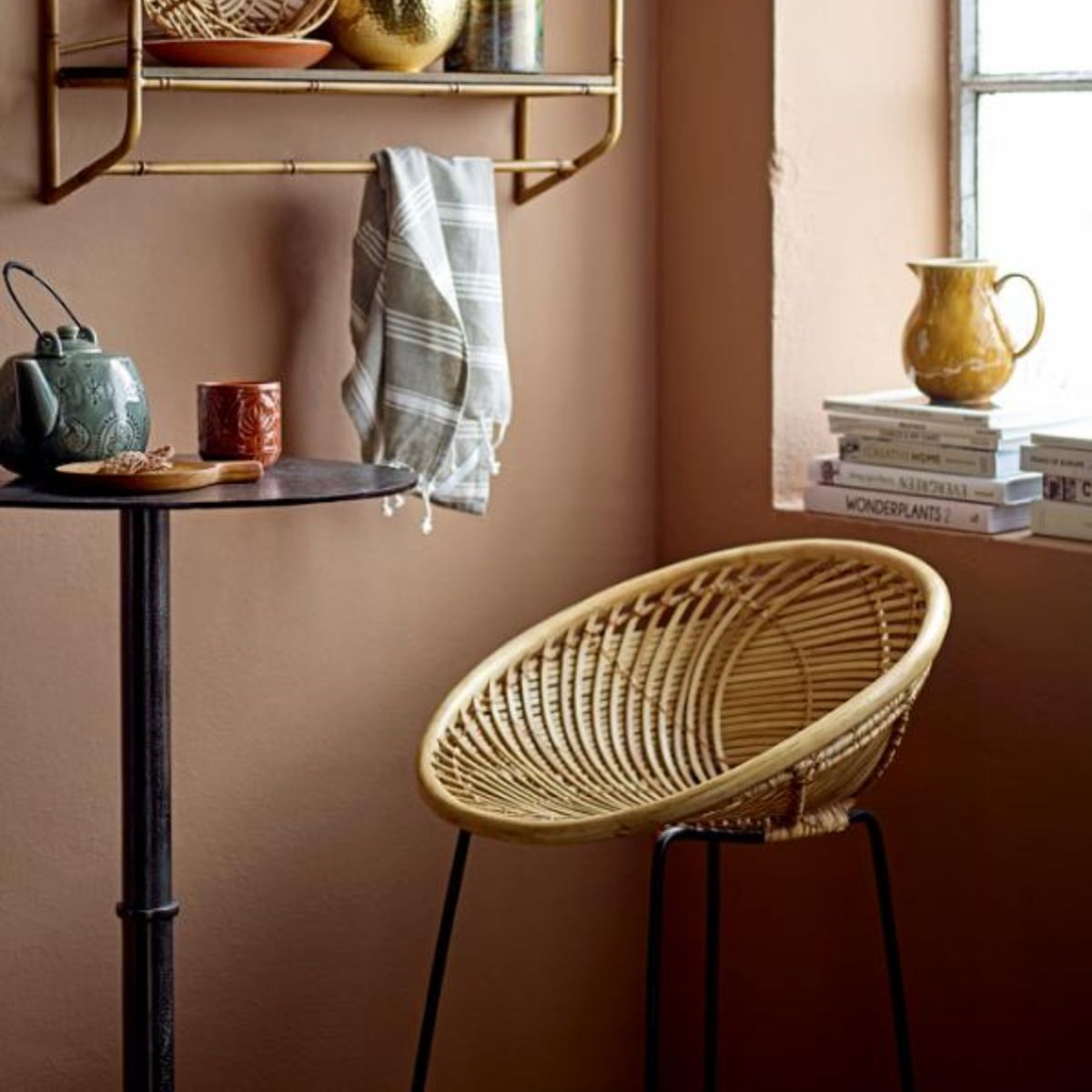 Bloomingville Yonne Bar Stool - Nature