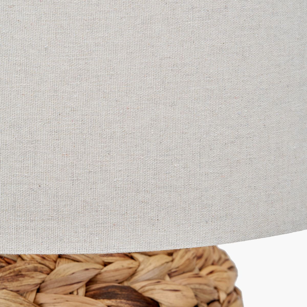 Pacific Lifestyle Zadi Natural Plaited Tall Water Hyacinth Table Lamp