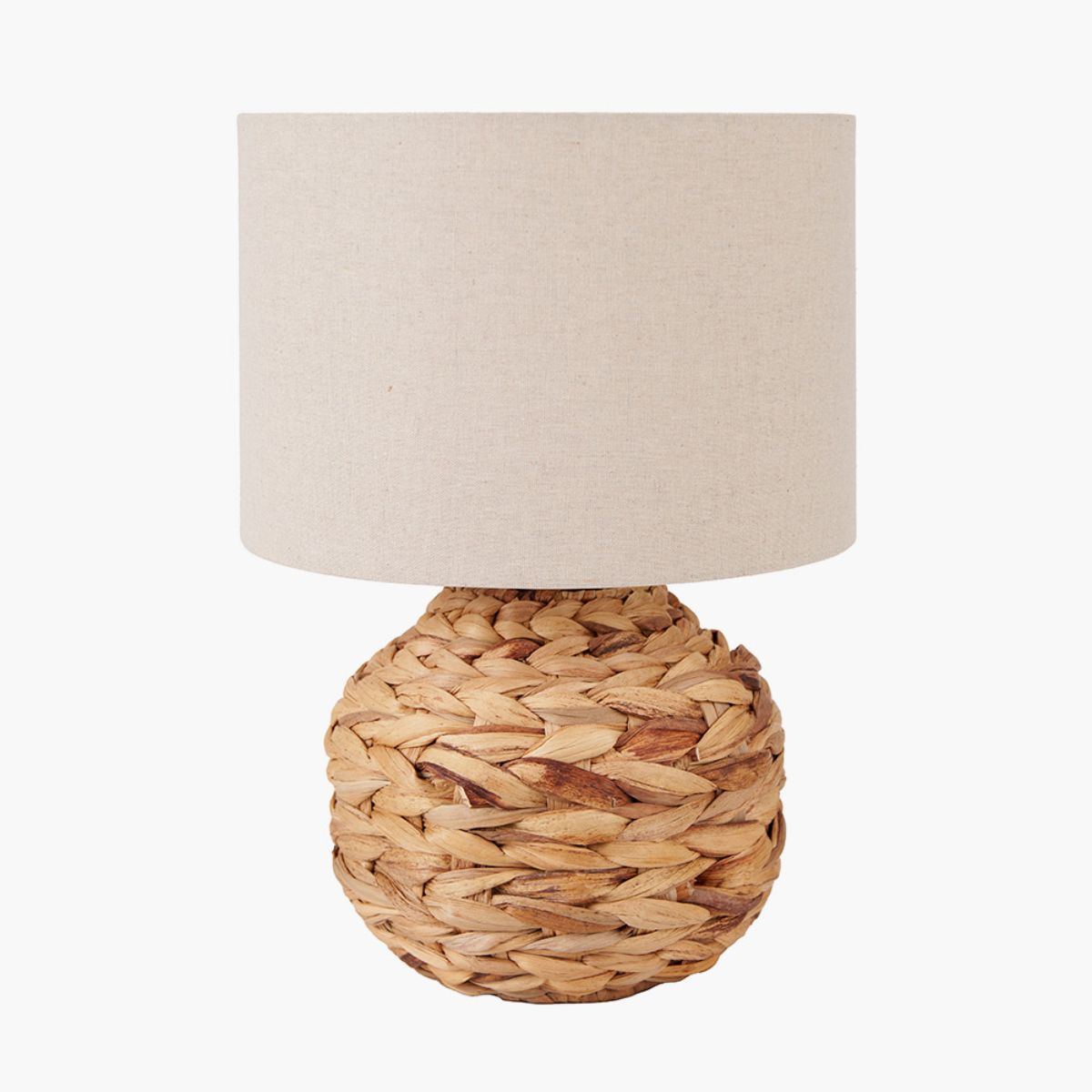 Pacific Lifestyle Zadi Natural Plaited Water Hyacinth Table Lamp