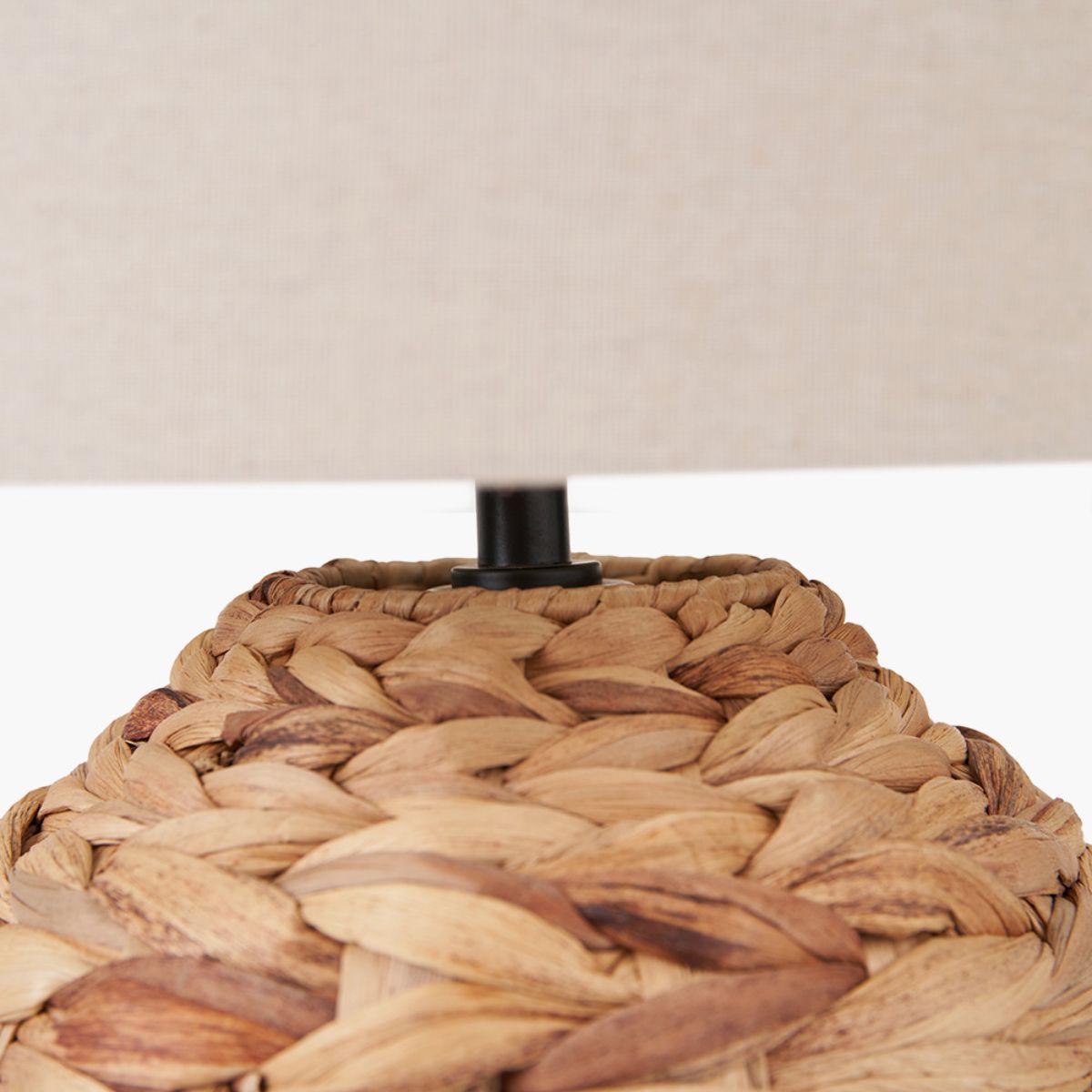 Pacific Lifestyle Zadi Natural Plaited Water Hyacinth Table Lamp