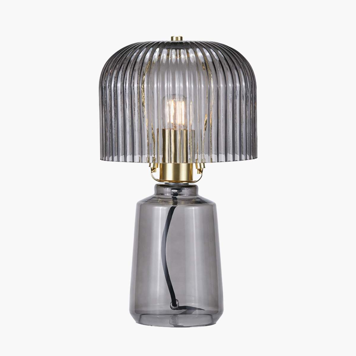 Pacific Lifestyle Zandra Ribbed Glass Table Lamp