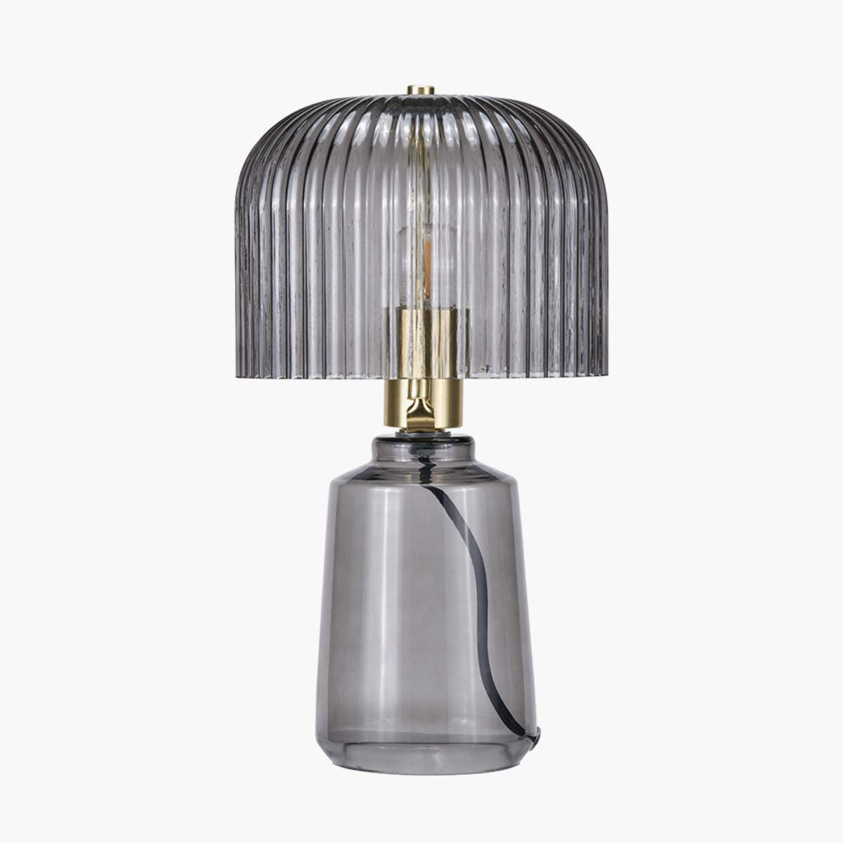 Pacific Lifestyle Zandra Ribbed Glass Table Lamp
