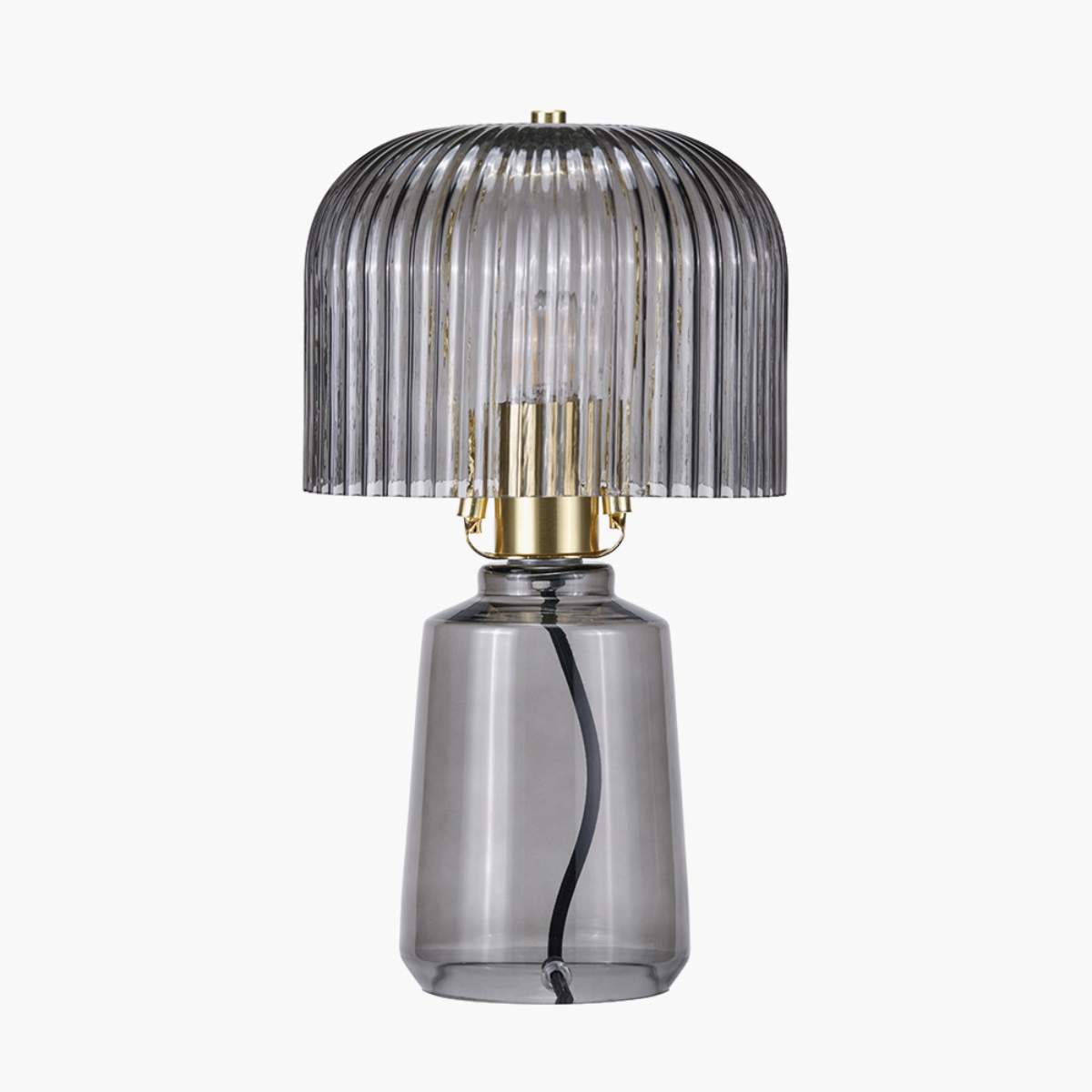 Pacific Lifestyle Zandra Ribbed Glass Table Lamp