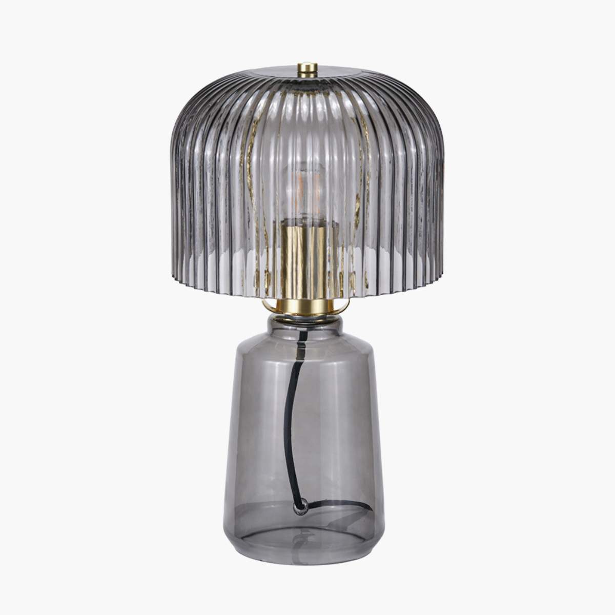Pacific Lifestyle Zandra Ribbed Glass Table Lamp