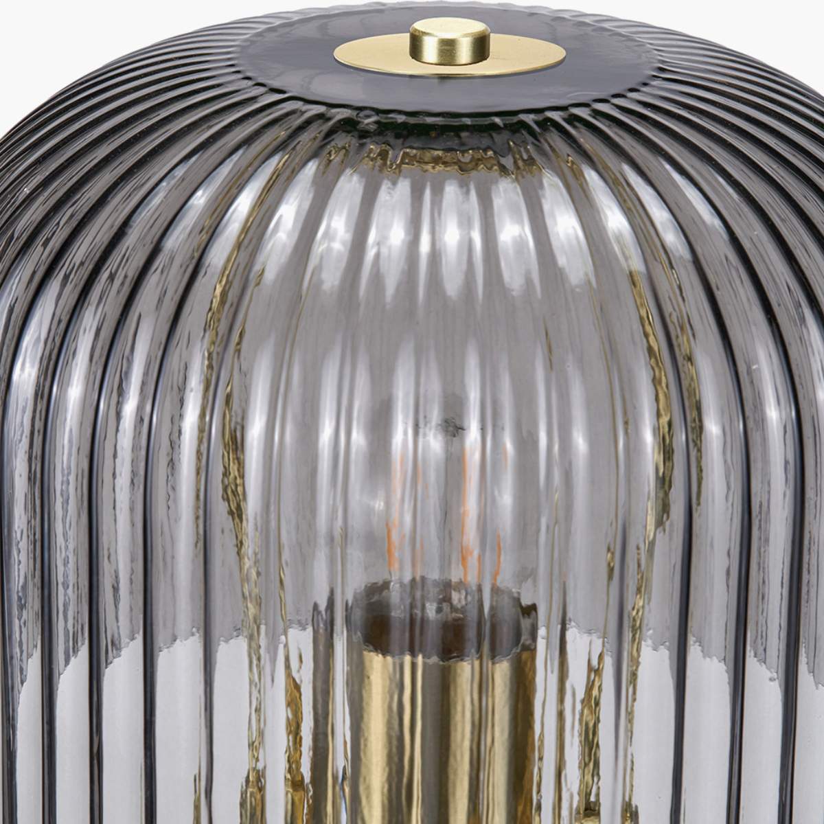 Pacific Lifestyle Zandra Ribbed Glass Table Lamp