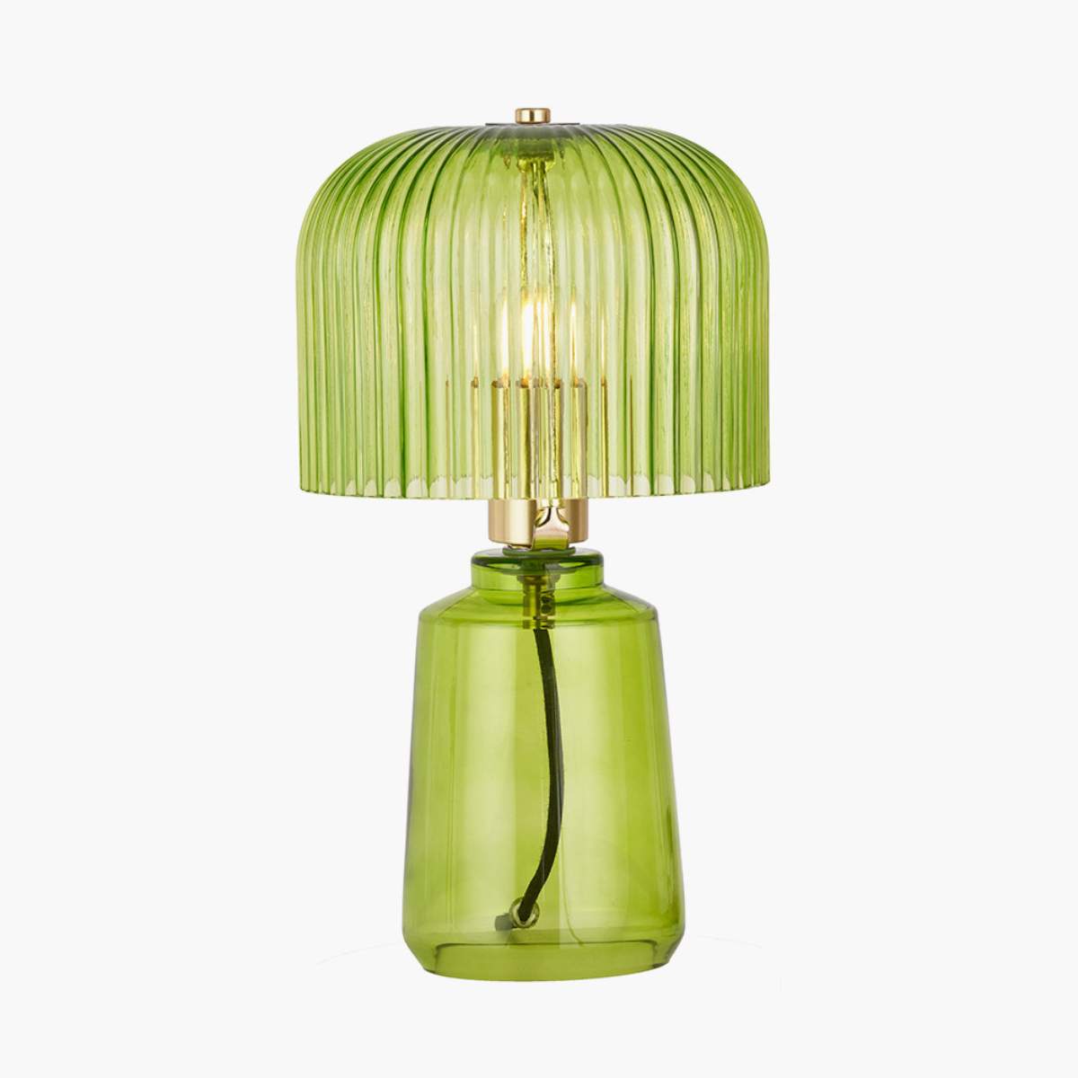 Pacific Lifestyle Zandra Ribbed Glass Table Lamp
