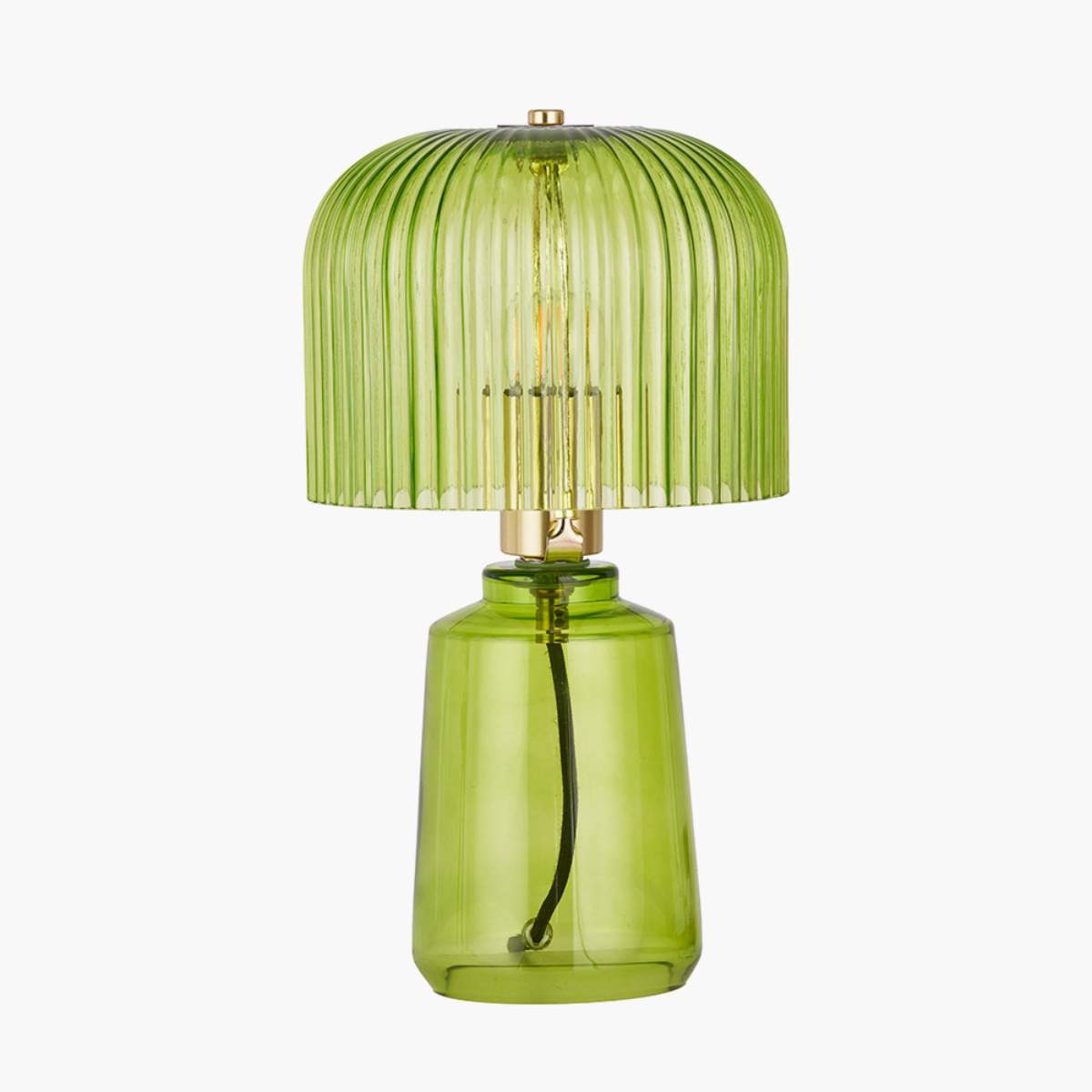 Pacific Lifestyle Zandra Ribbed Glass Table Lamp