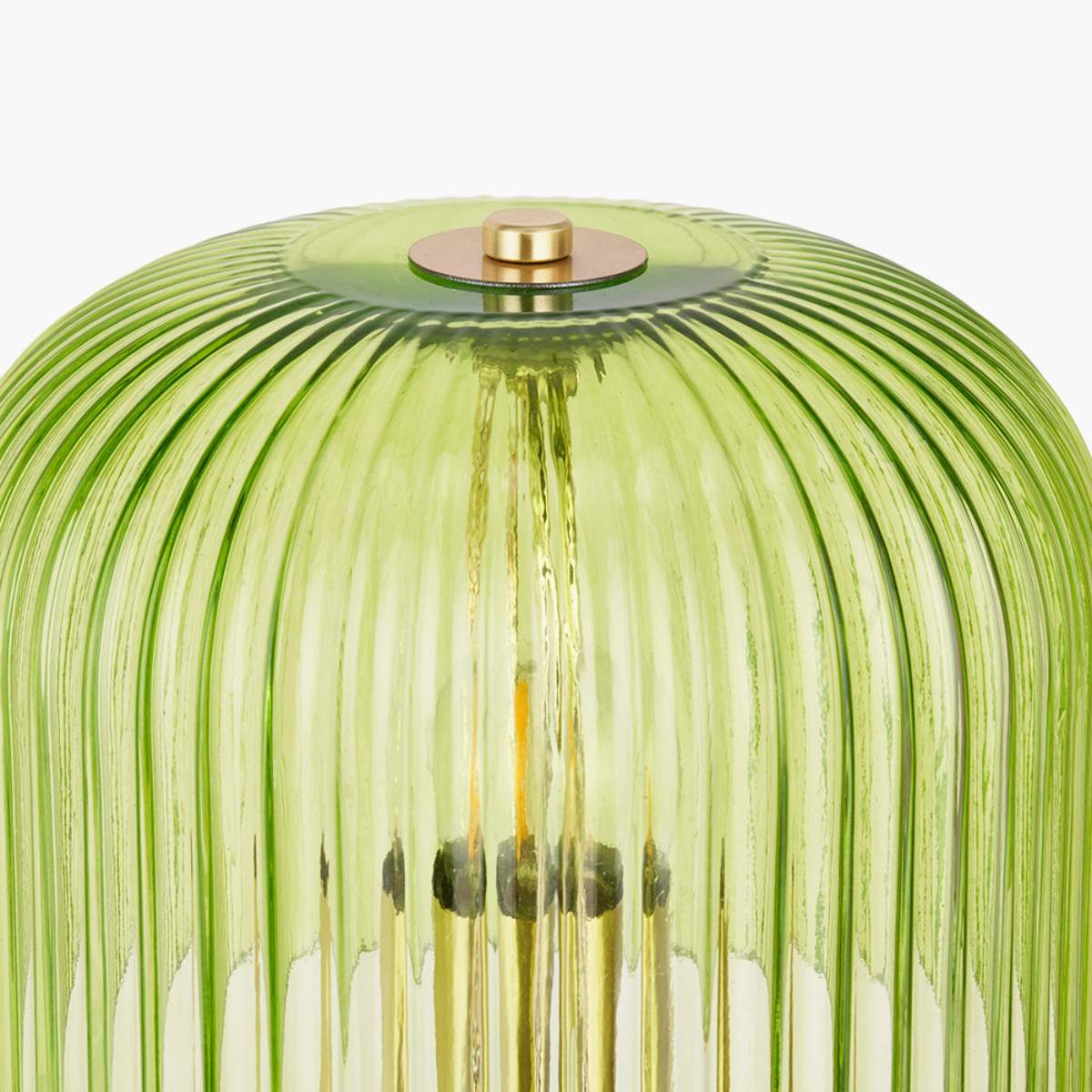 Pacific Lifestyle Zandra Ribbed Glass Table Lamp
