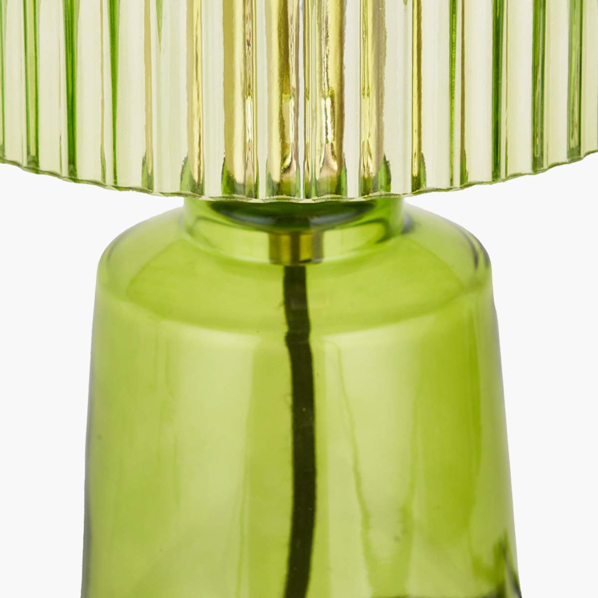 Pacific Lifestyle Zandra Ribbed Glass Table Lamp