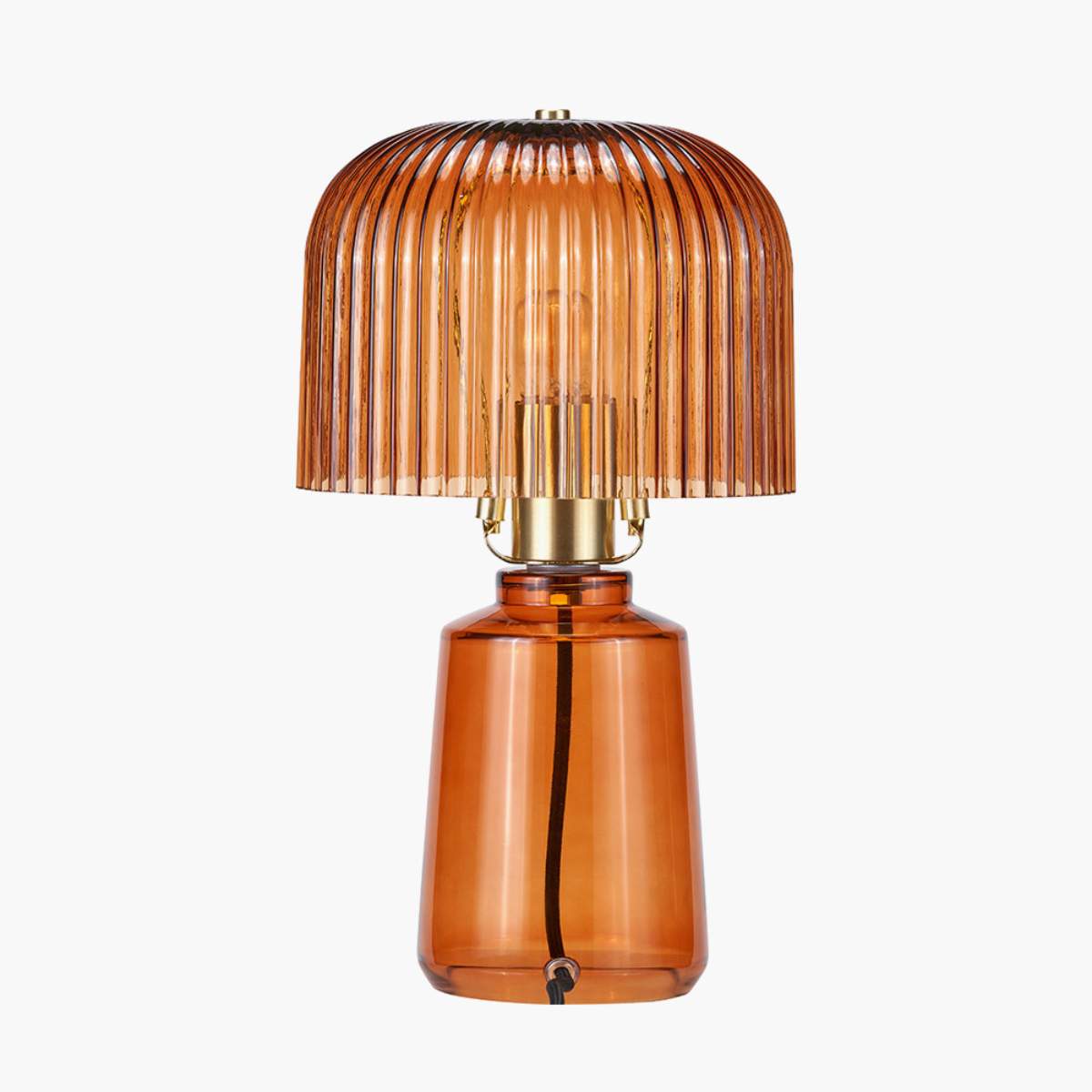 Pacific Lifestyle Zandra Ribbed Glass Table Lamp