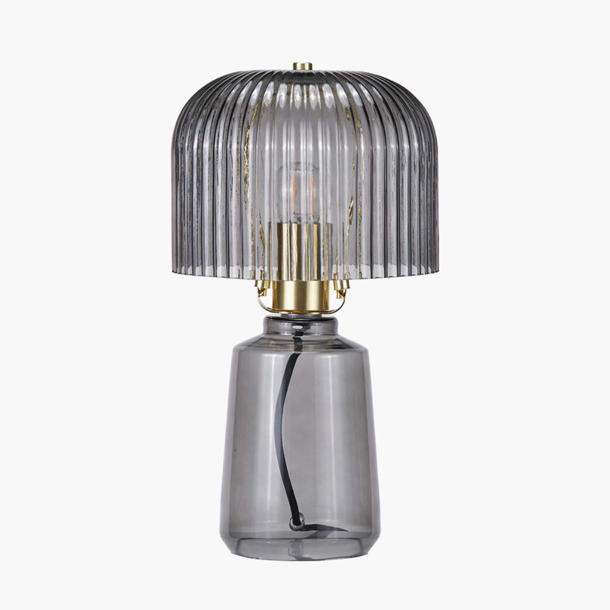 Pacific Lifestyle Zandra Ribbed Glass Table Lamp