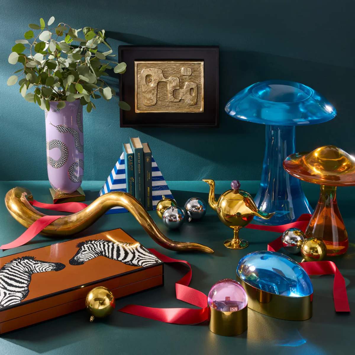 Jonathan Adler Zebra Backgammon Set