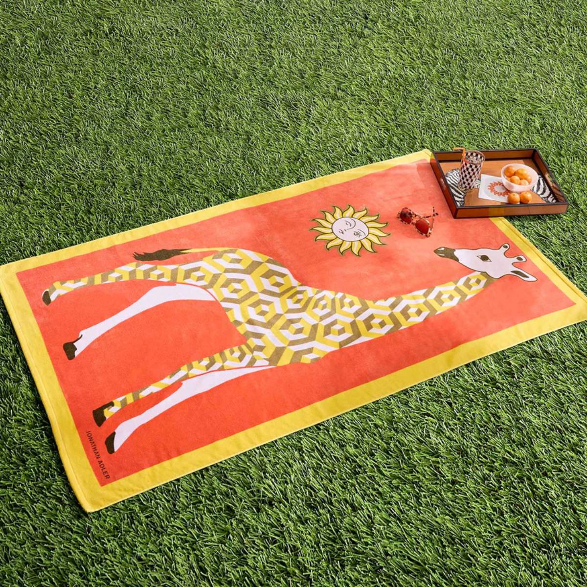Jonathan Adler Zebra Lacquer Tray