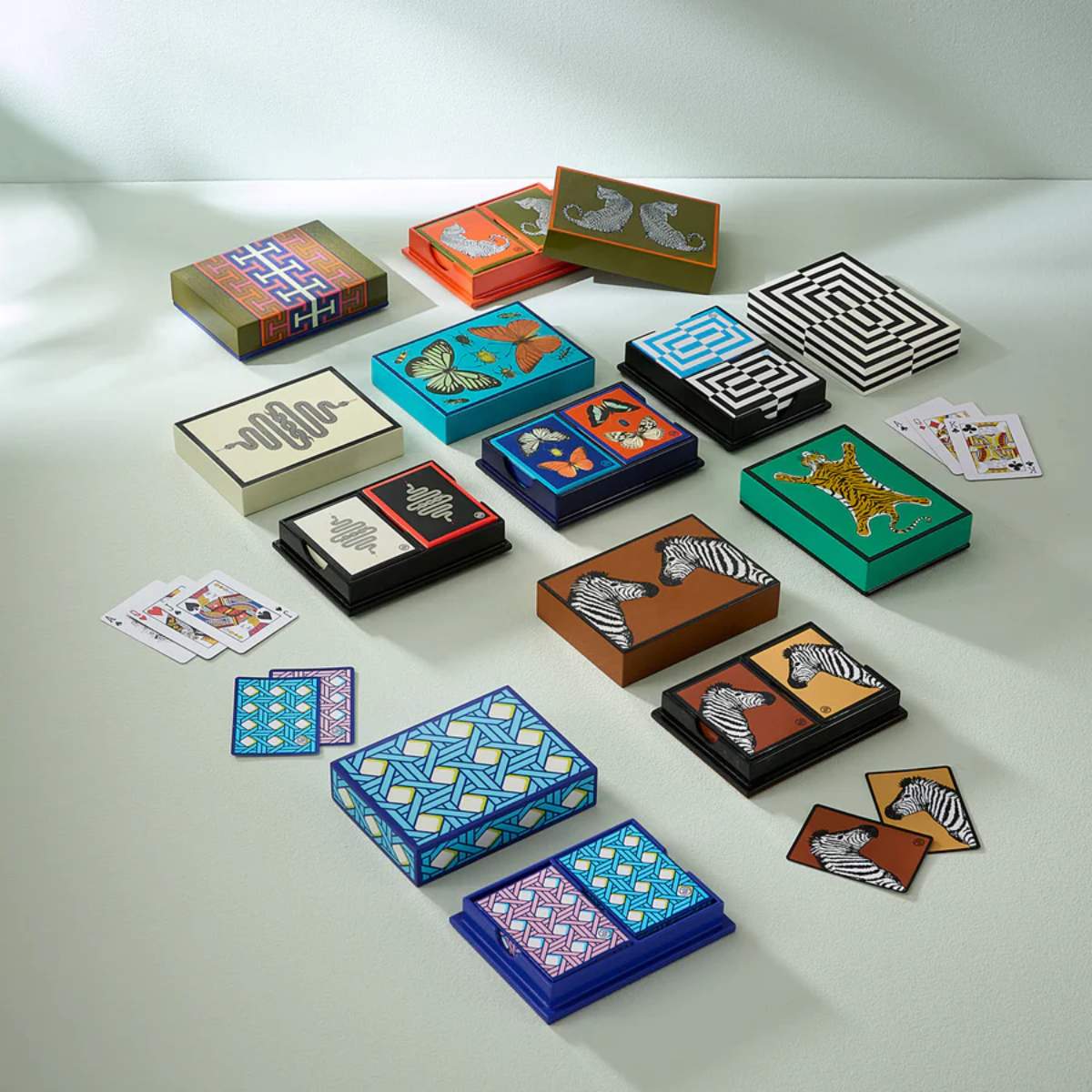 Jonathan Adler Zebras Lacquer Card Set