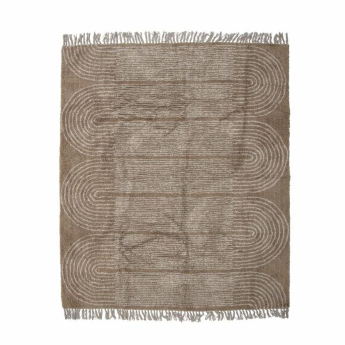 Bloomingville Zeynep Rug - Brown Cotton