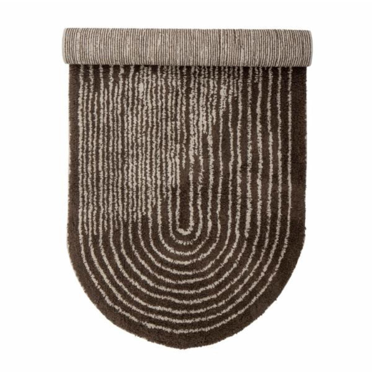 Bloomingville Zhina Rug - Brown Cotton