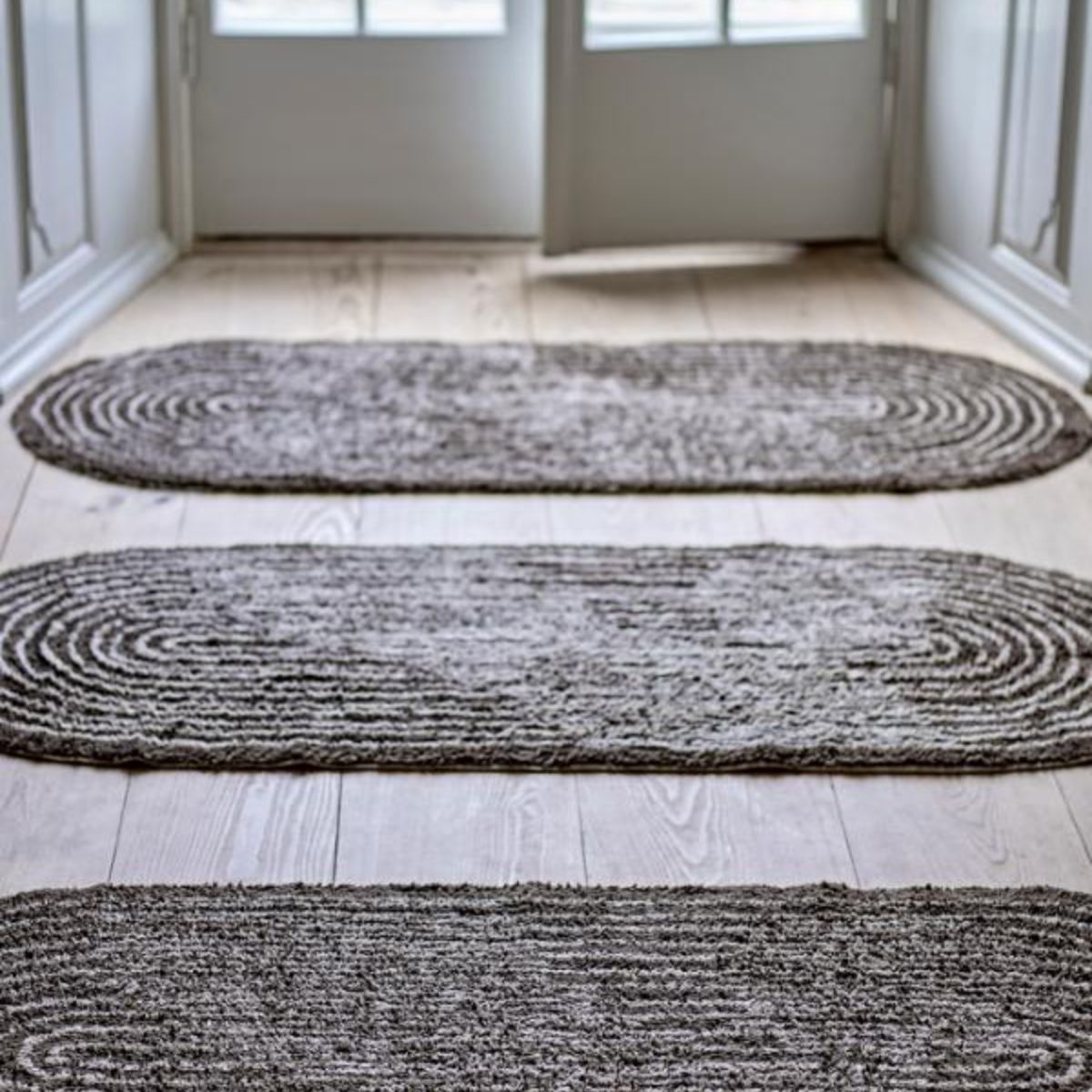 Bloomingville Zhina Rug - Brown Cotton