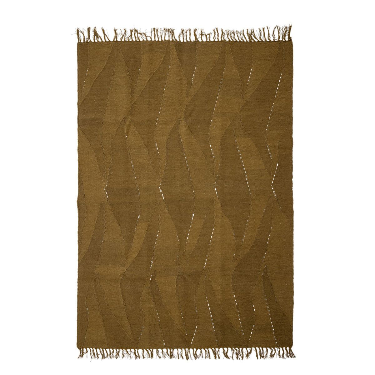 Bloomingville Zola Rug - Brown Wool