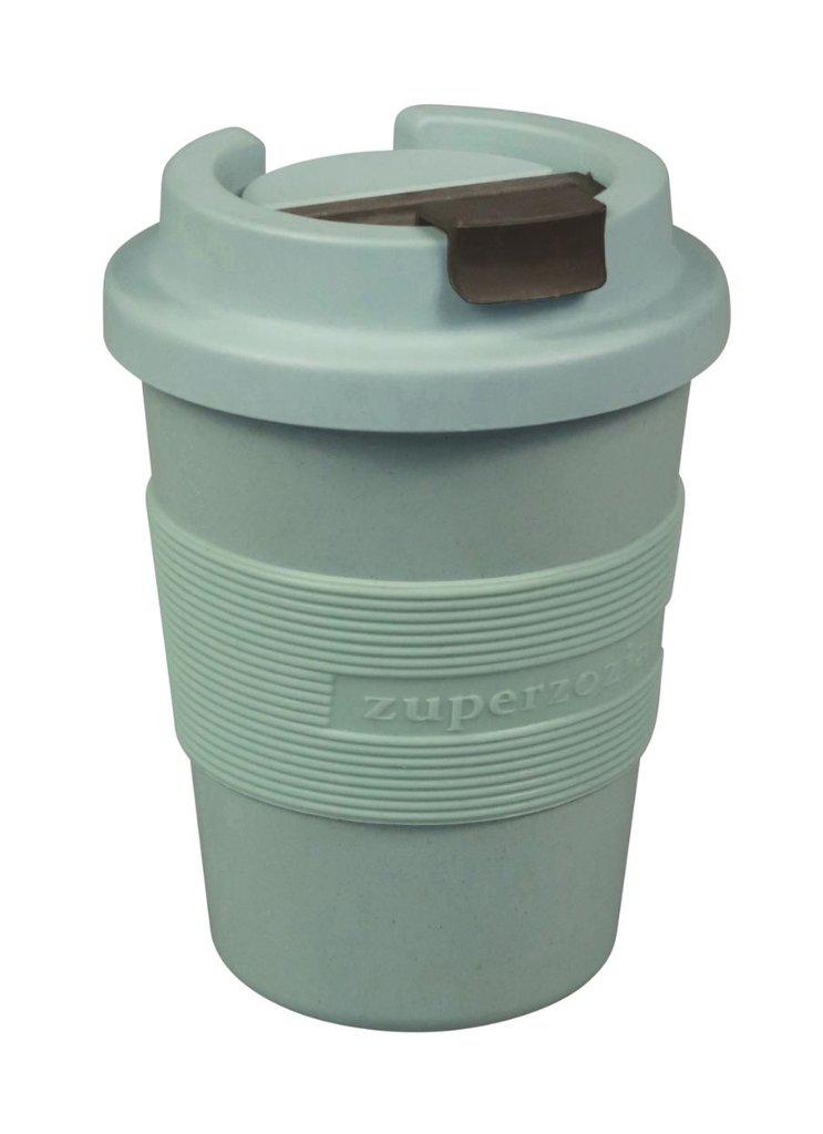 Time-Out Bioplastic Reusable Coffee Cup Powder Blue-Zuperzozial-Beaumonde