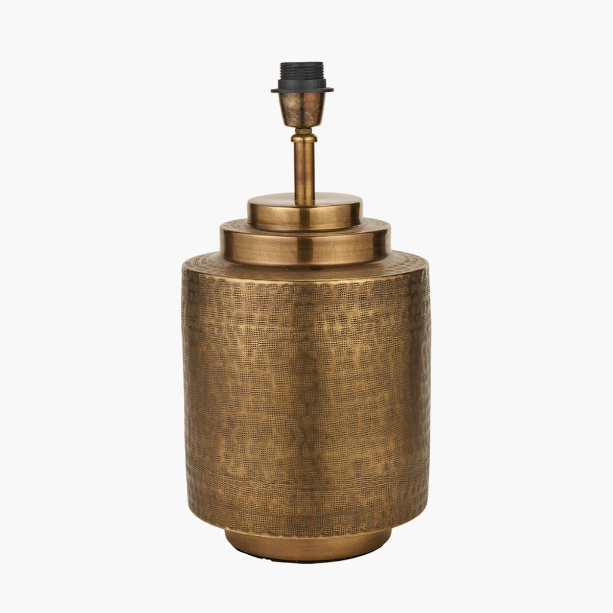 Pacific Lifestyle Zuri Antique Brass Metal Pot Table Lamp Base