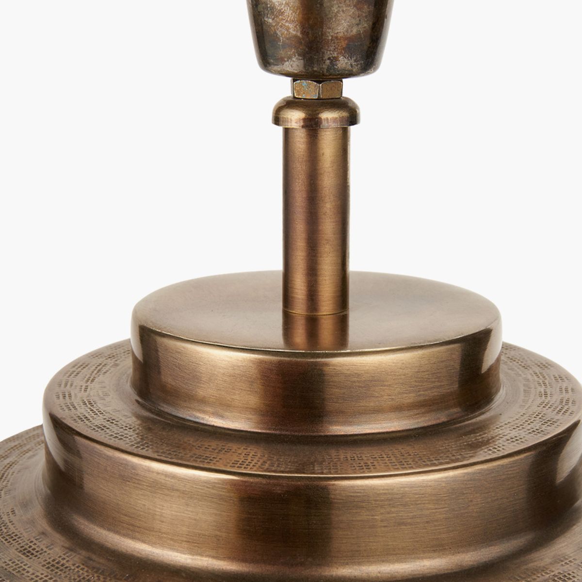 Pacific Lifestyle Zuri Antique Brass Metal Pot Table Lamp Base