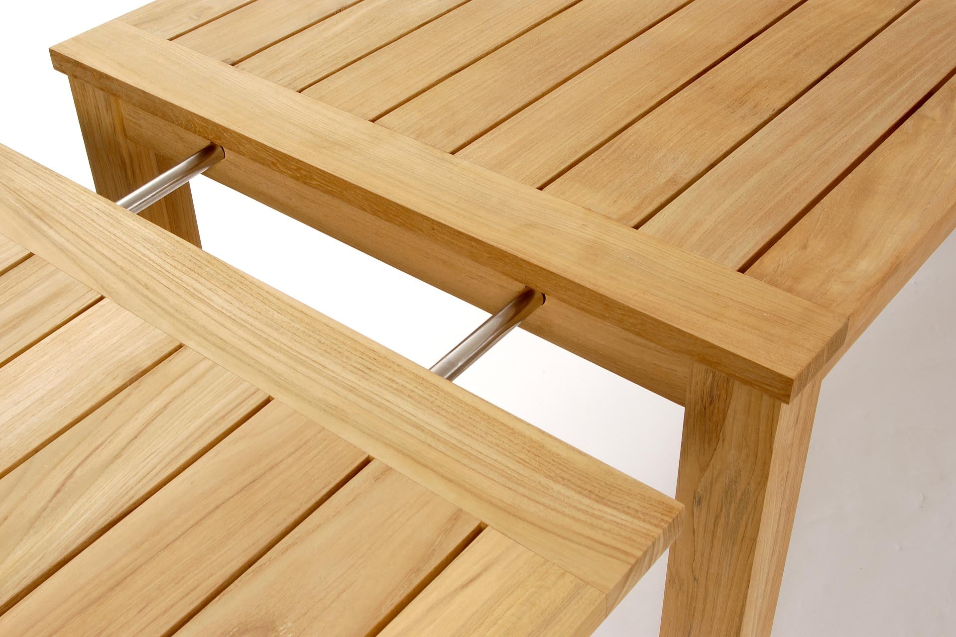 PR Home Antibes Outdoor Dining Table – 190 x 85cm Rectangular – Teak