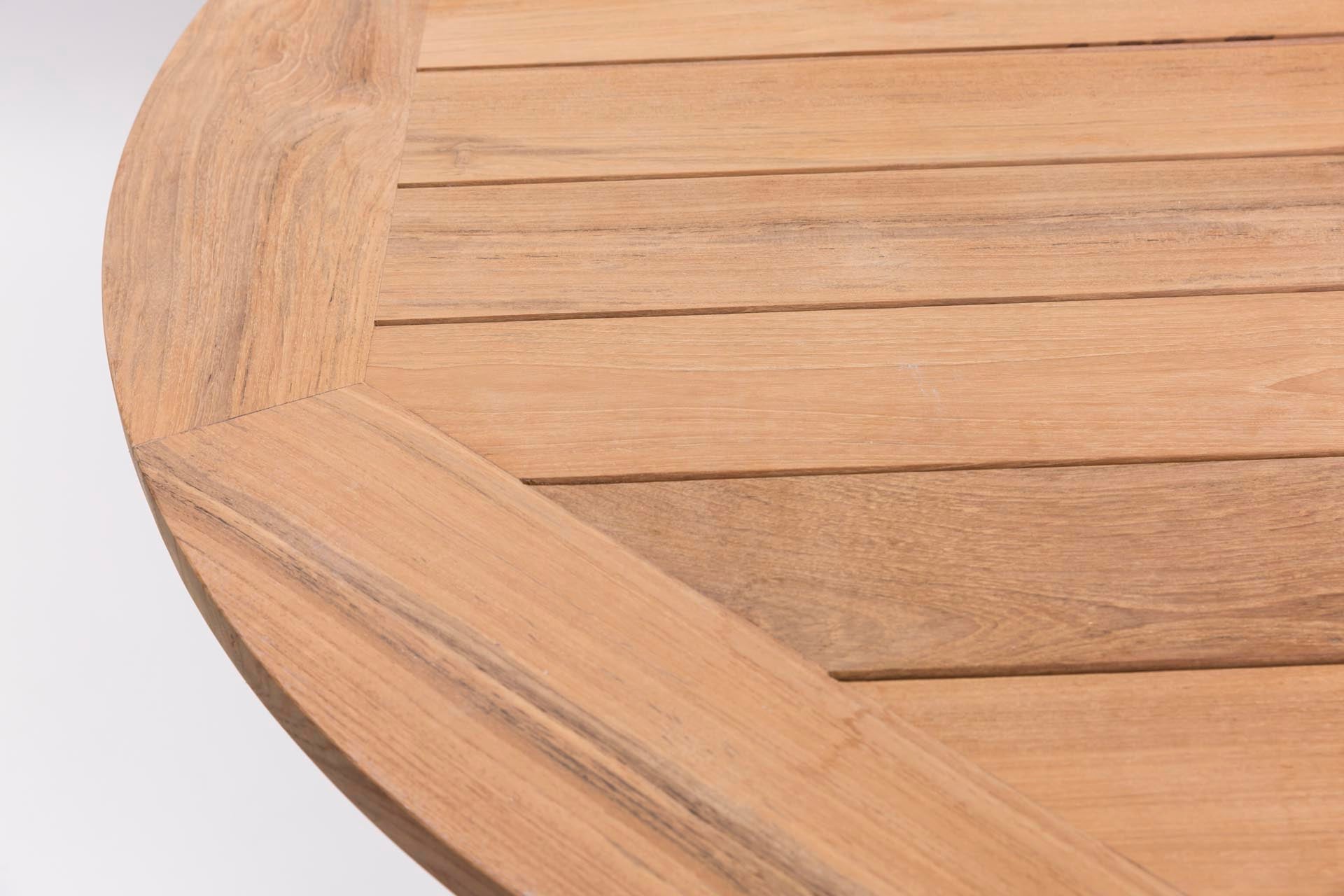 PR Home Atlantic 120cm Round Outdoor Dining Table – Kubu / Teak
