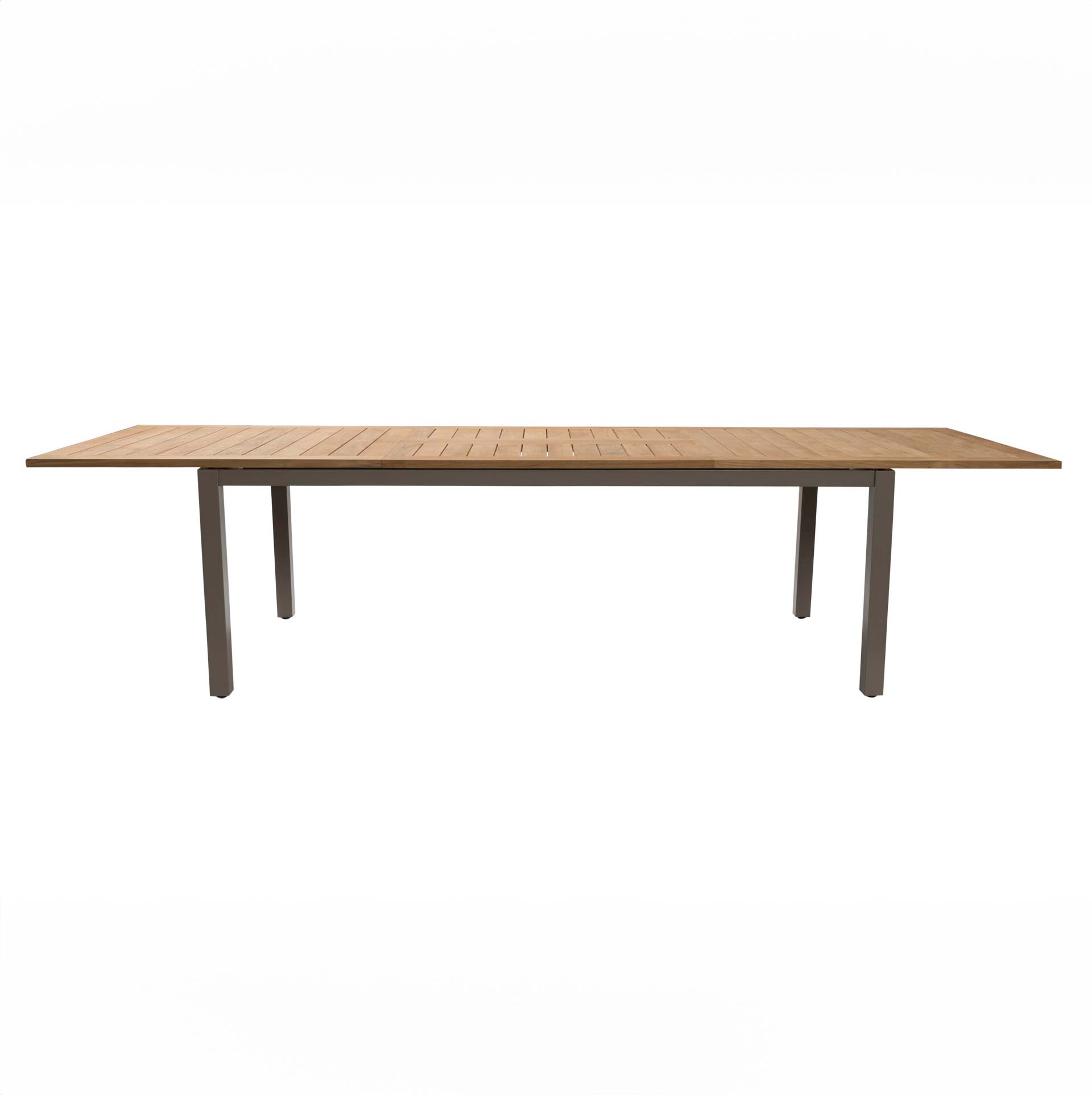 PR Home Atlantic Extending Dining Table – Powder Coated Kubu/Teak