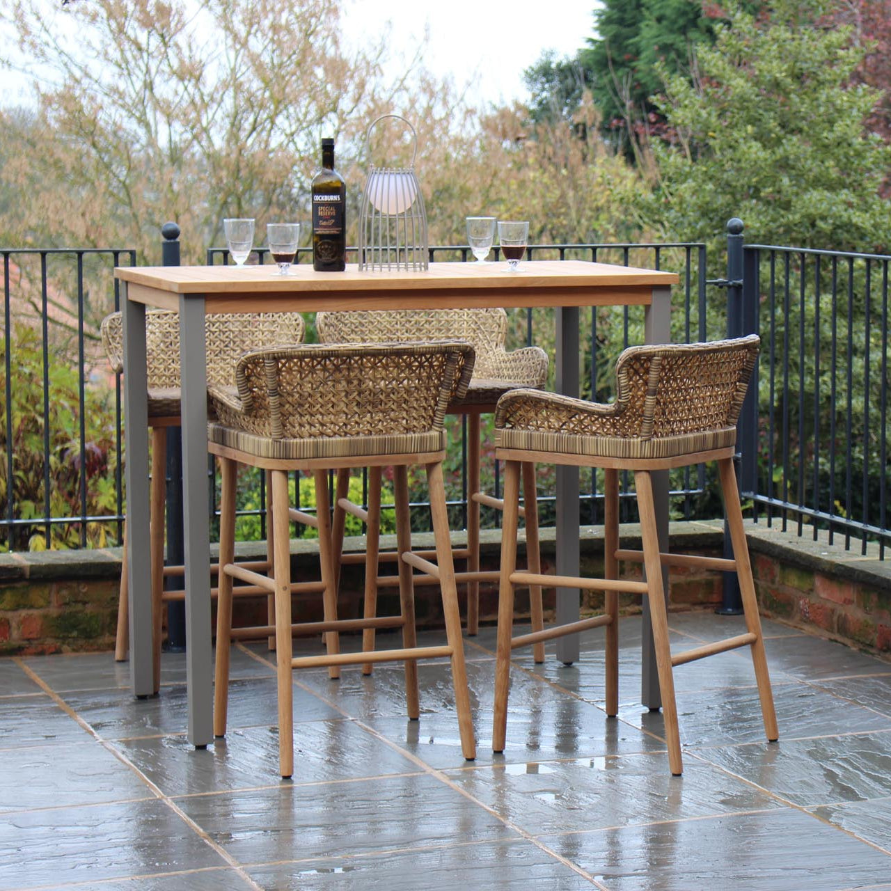 PR Home Atlantic Outdoor High Table – Kubu / Teak