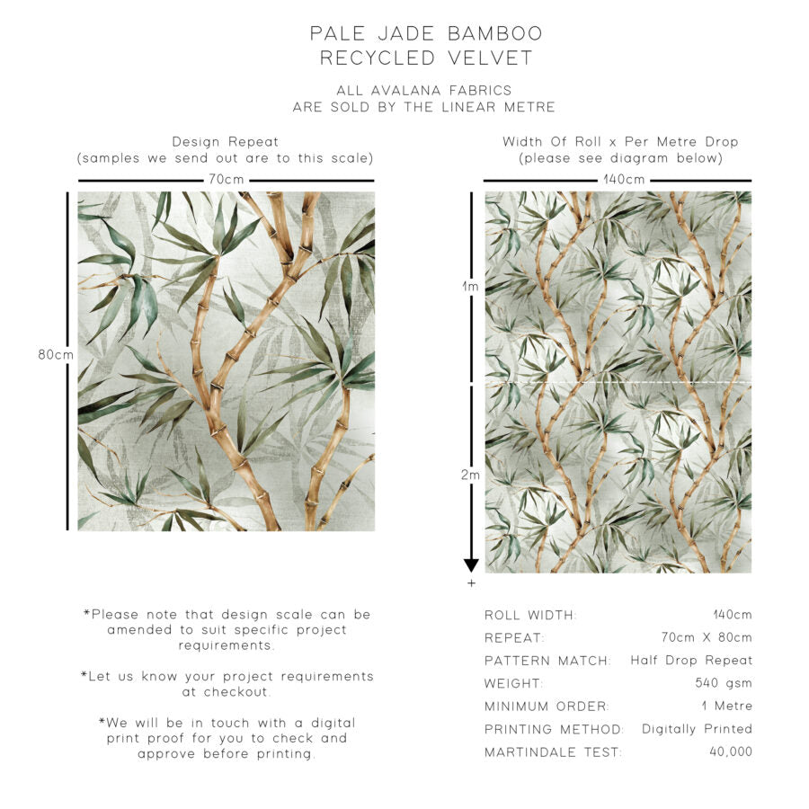 Avalana Bamboo Recycled Velvet Fabric-Beaumonde