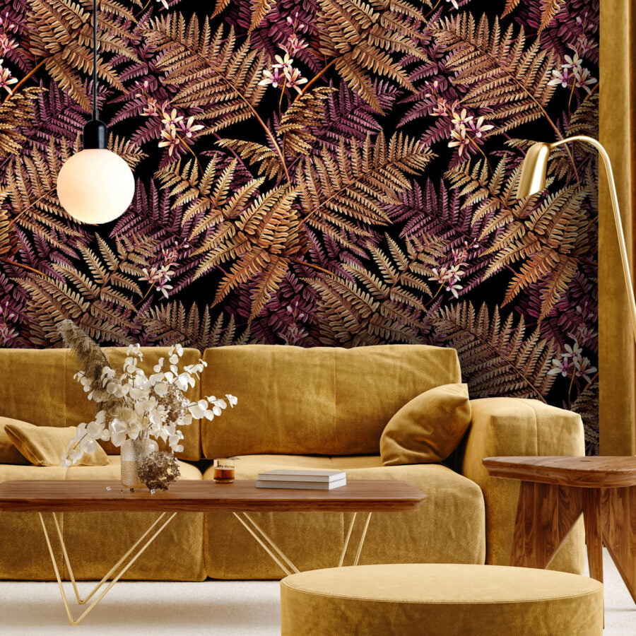 Avalana Bridgewater Fern Autumn Wallpaper-Beaumonde