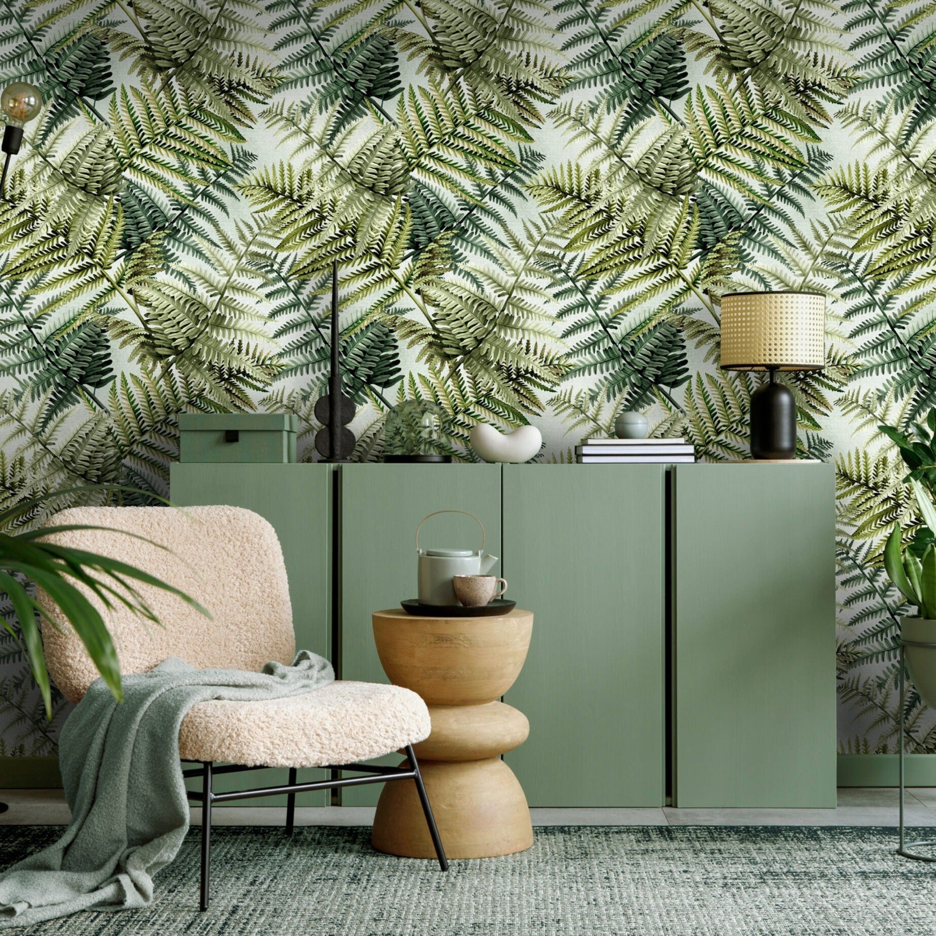 Avalana Bridgewater Fern Spring Wallpaper-Beaumonde