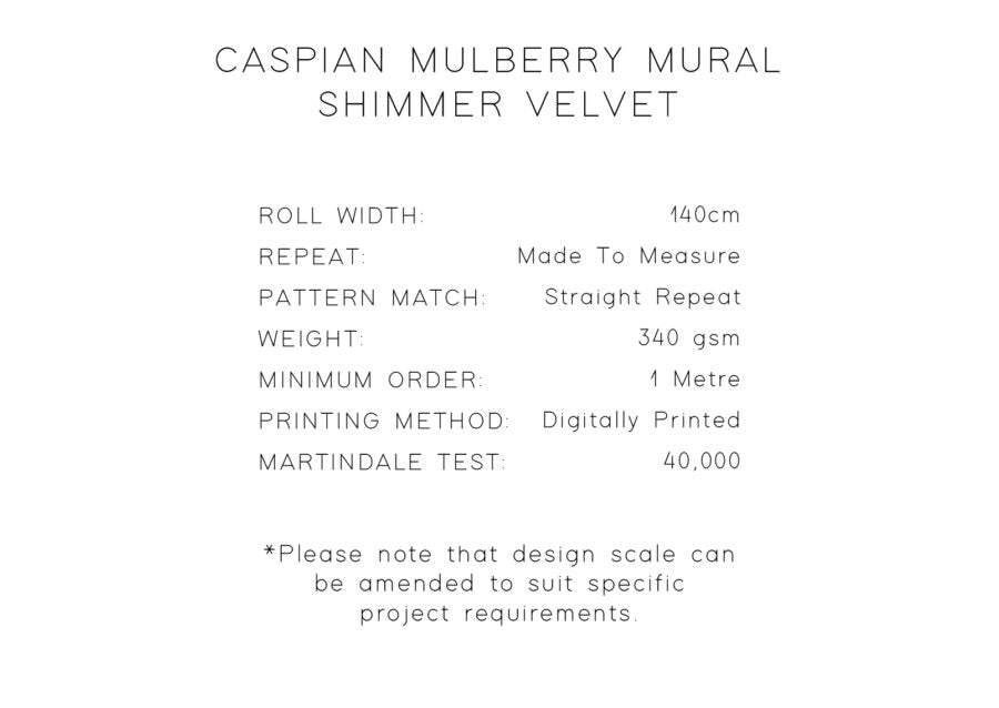 Avalana Caspian Mulberry Shimmer Velvet Fabric-Beaumonde