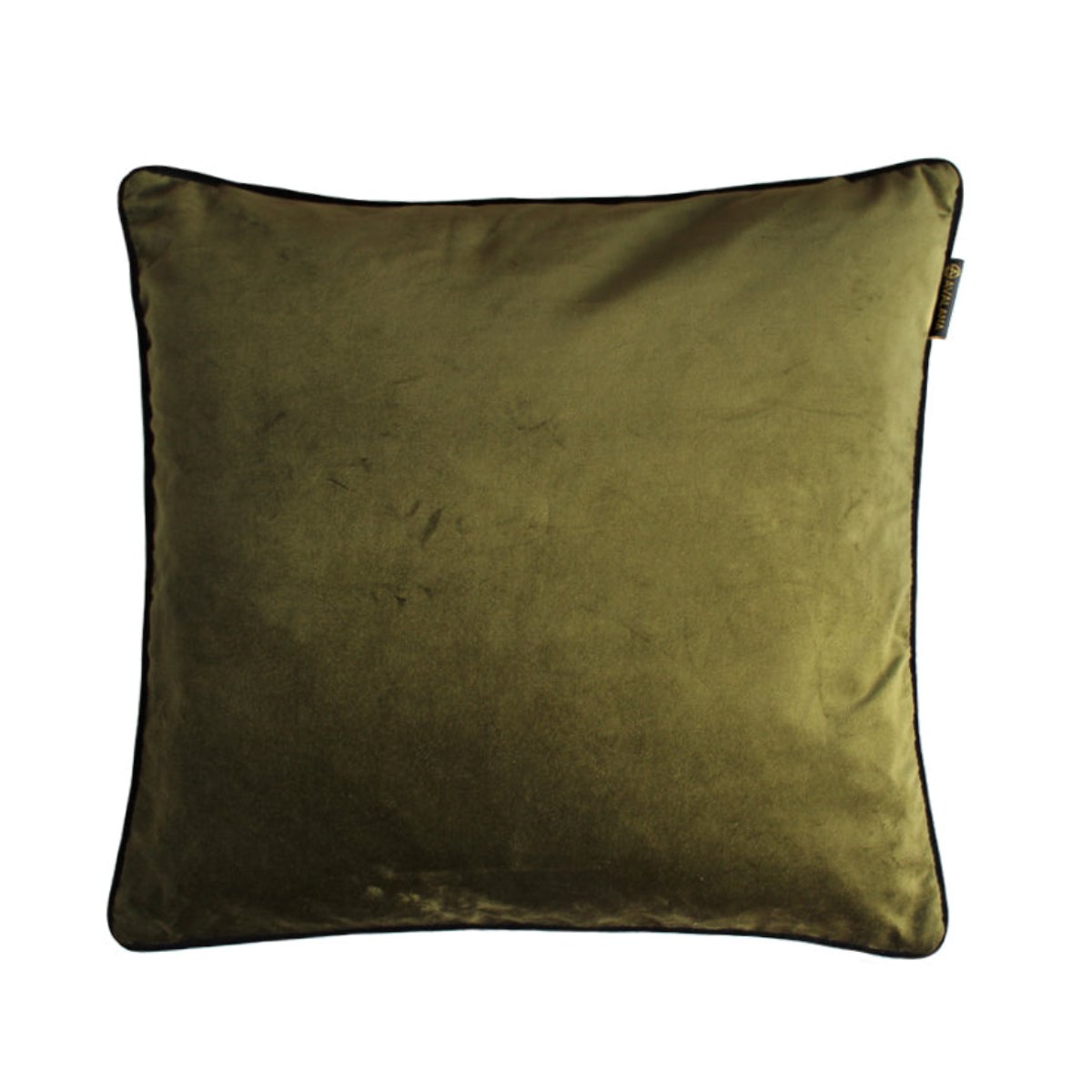 Avalana Caspian Tigress Piped Velvet Cushion-Beaumonde