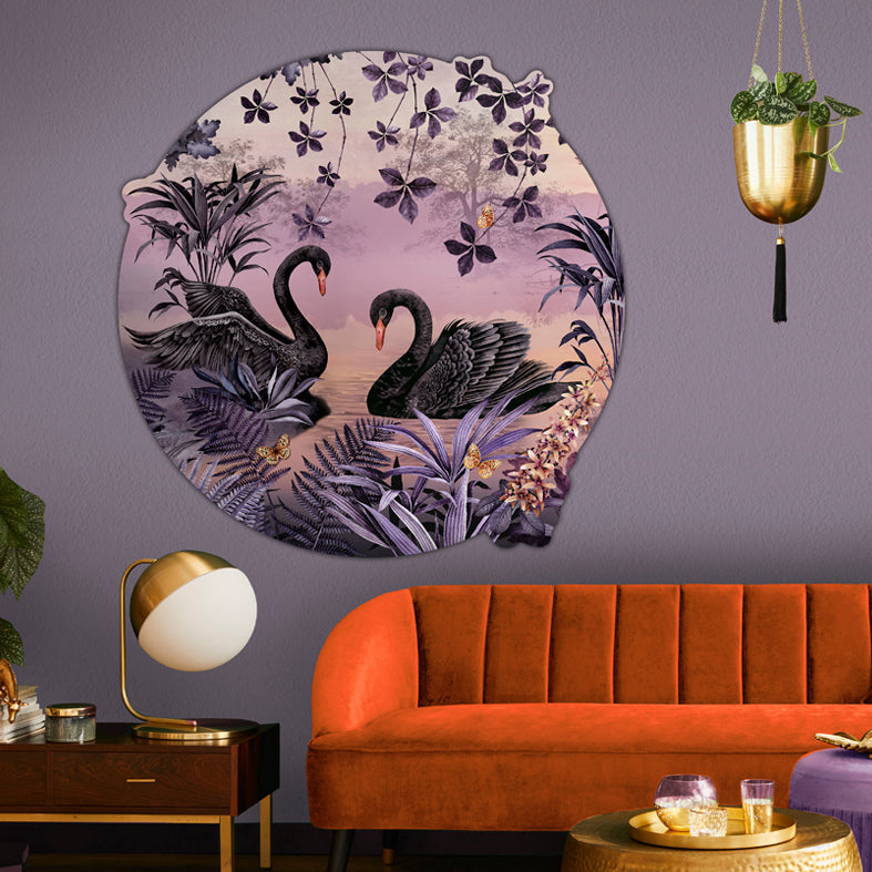 Avalana Lake Santharia Lilac Wall Decal-Beaumonde