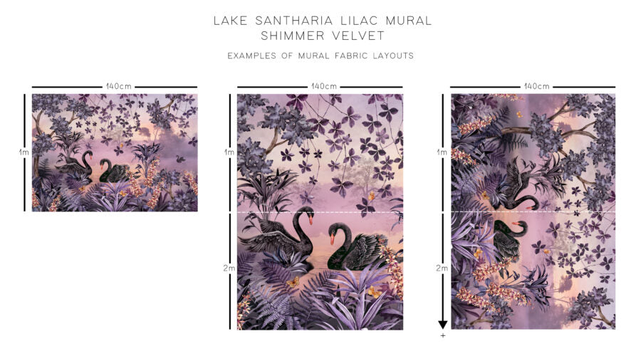 Avalana Lake Santharia Shimmer Velvet Fabric-Beaumonde
