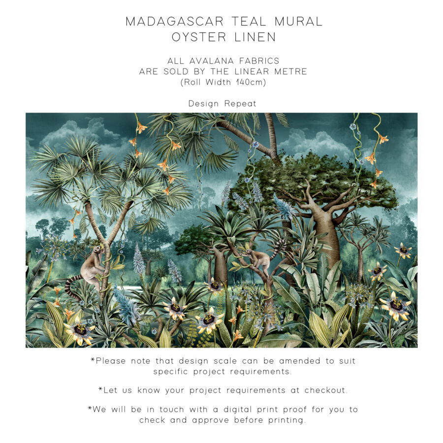 Avalana Madagascar Oyster Linen Fabric-Beaumonde