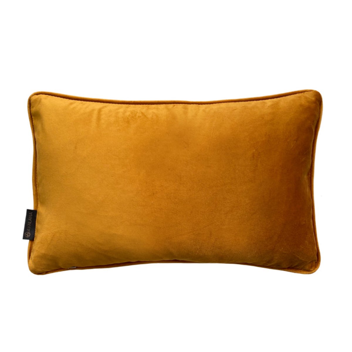Avalana Mono Jaguar Piped Velvet Cushion-Beaumonde