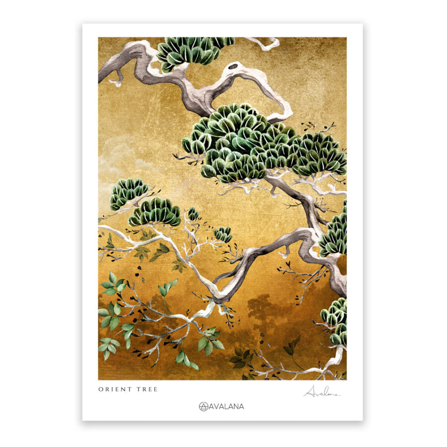 Avalana Orient Tree Art Print-Beaumonde