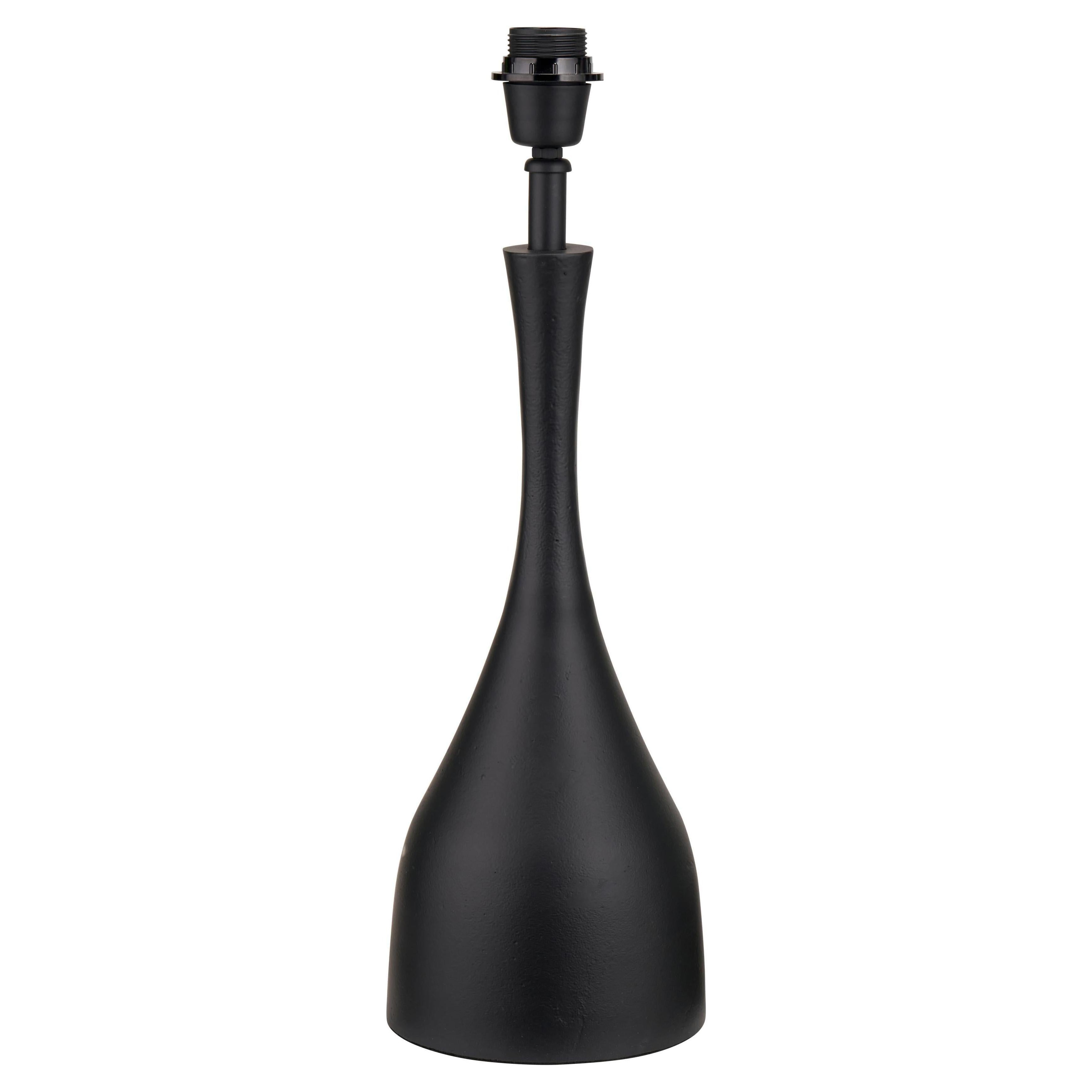 Beau&Co Maja Matt Black Metal Curved Table Lamp Base