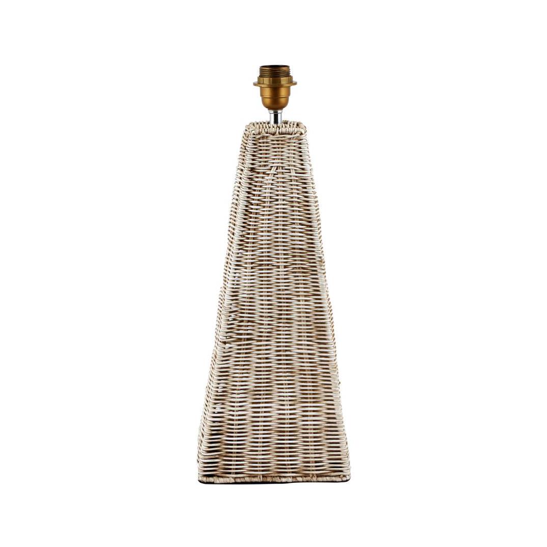 Beau&Co Seacomb Rattan Pyramid Table Lamp Base