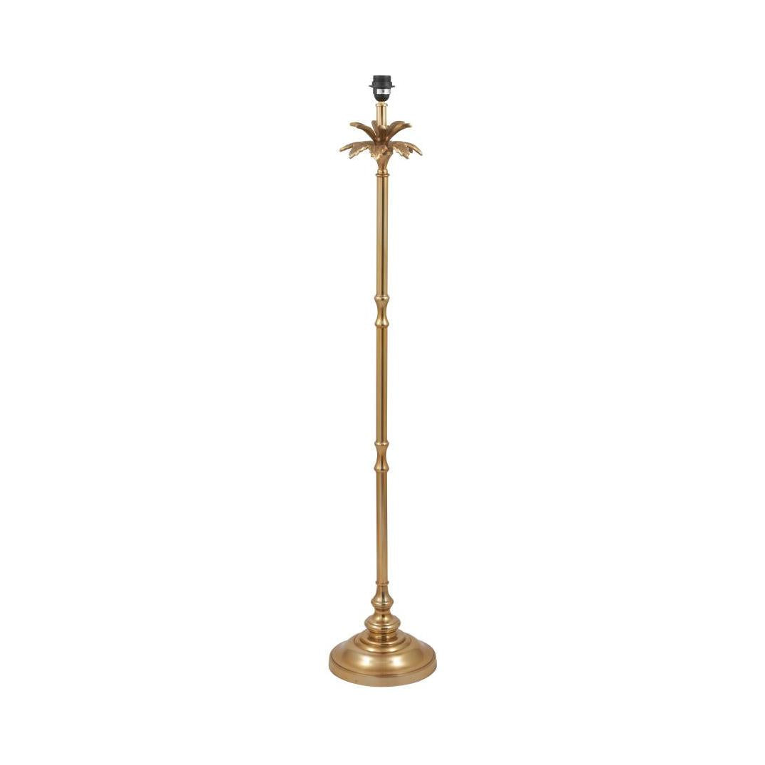 Beau&Co Sigurd Gold Metal Palm Tree Floor Lamp Base