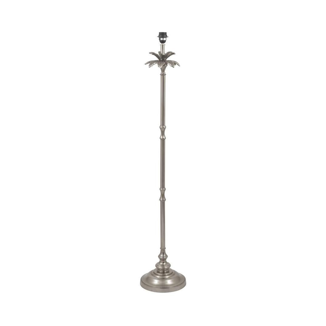 Beau&Co Sigurd Nickel Metal Palm Tree Floor Lamp Base