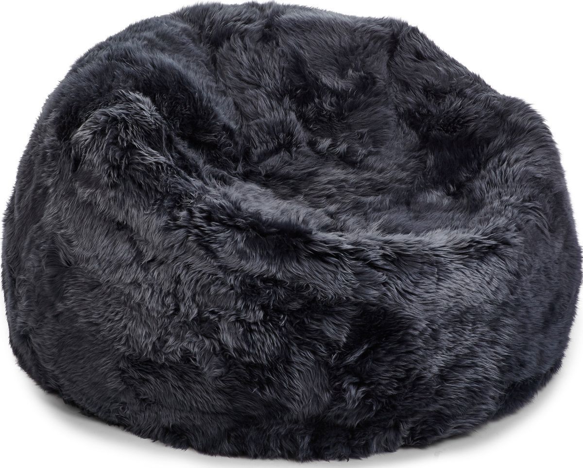Natures Collection Round Sheepskin Bean Bag | Long Wool | Medium | Large