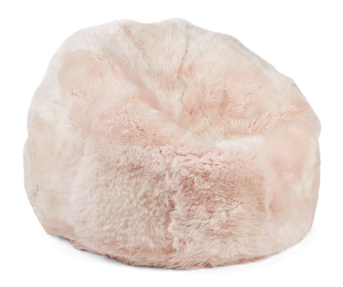 Natures Collection Round Sheepskin Bean Bag | Long Wool | Medium | Large