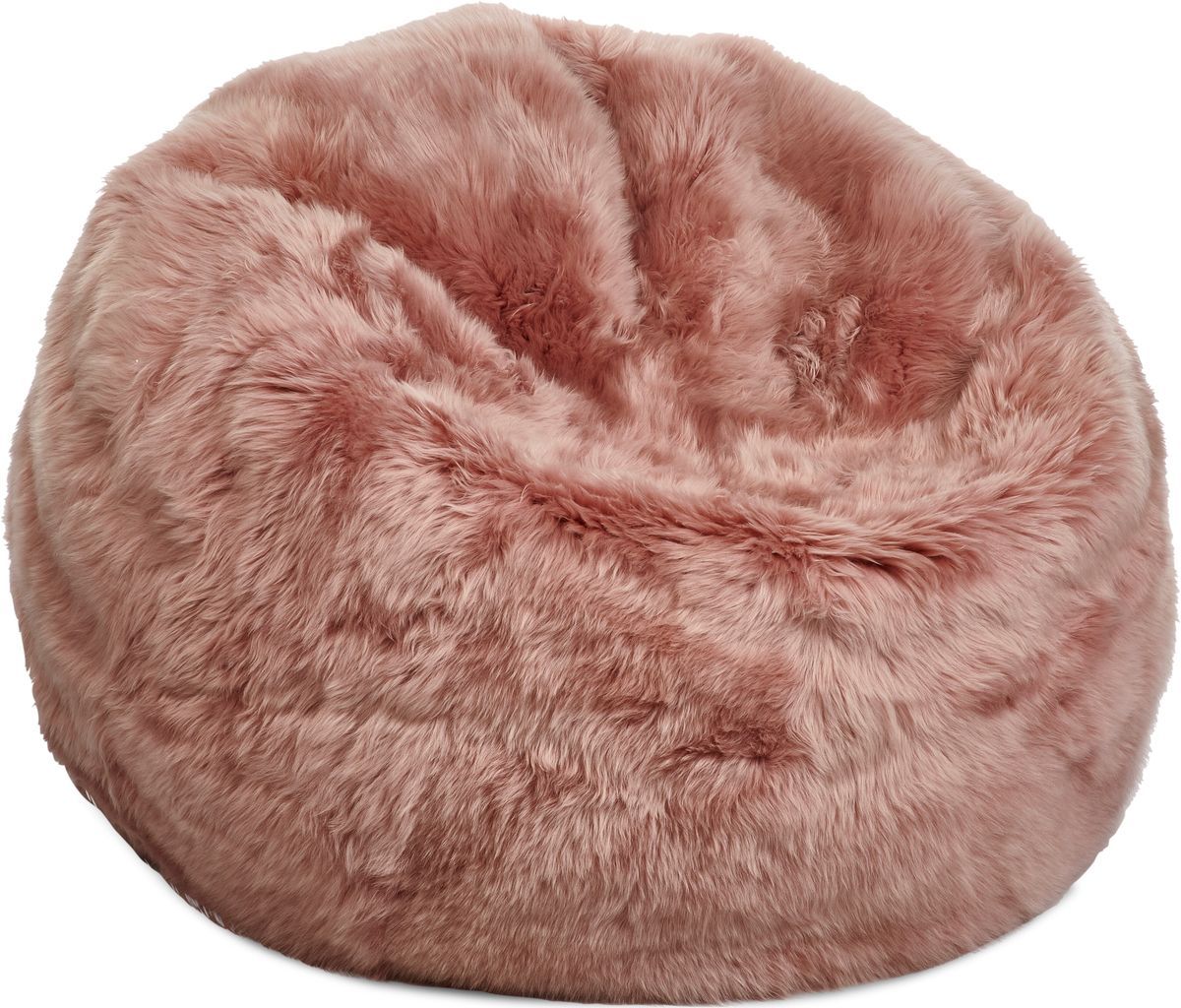 Natures Collection Round Sheepskin Bean Bag | Long Wool | Medium | Large