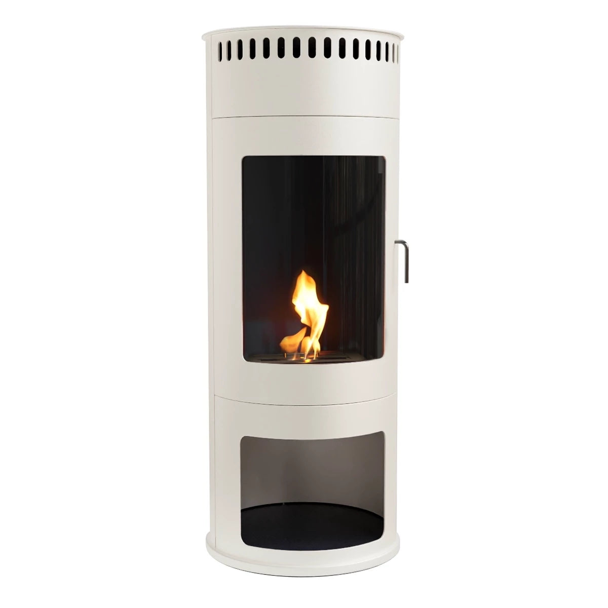 ScandiFlames Washington Bioethanol Wood-Burning Stove - White
