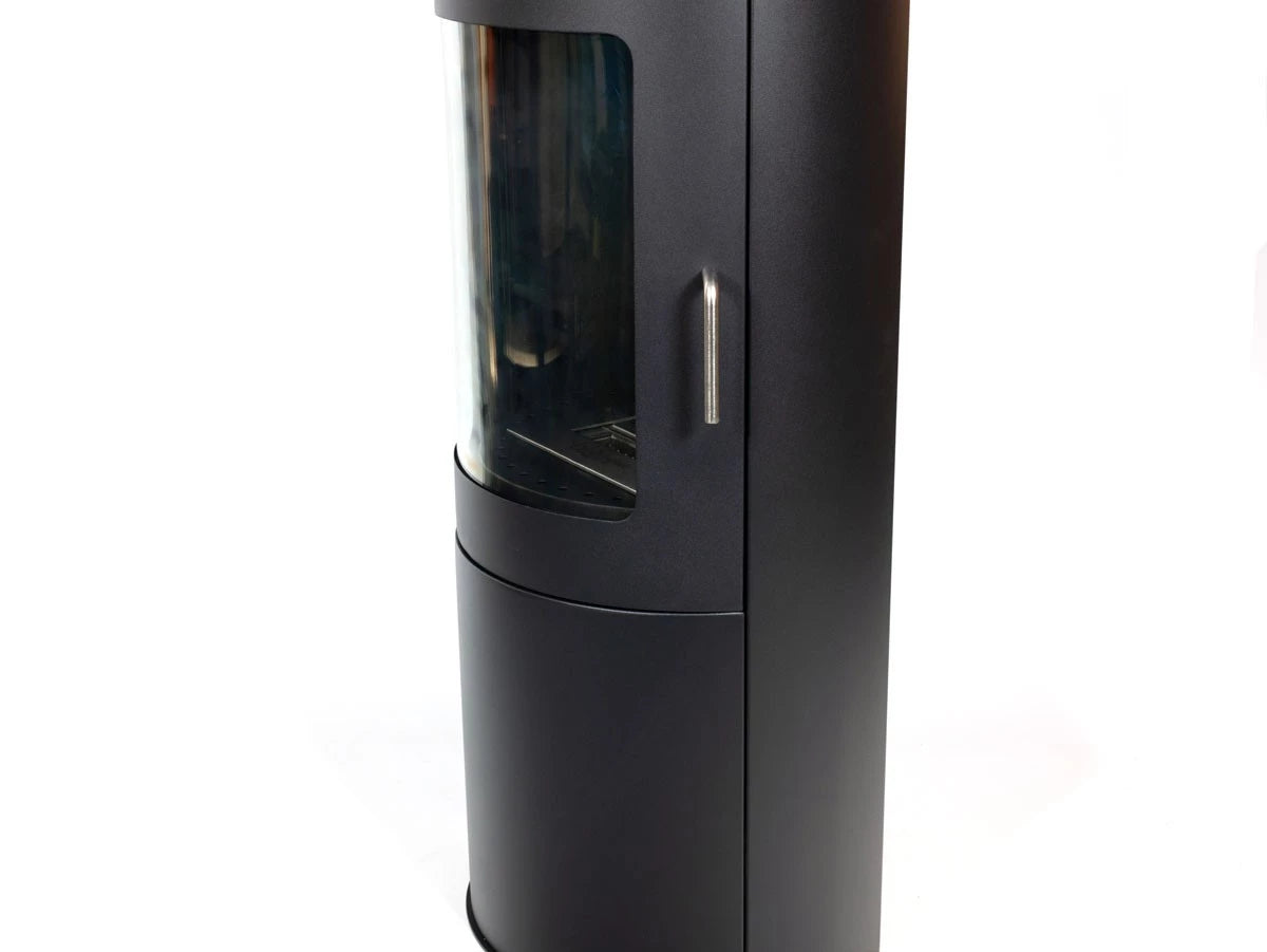 ScandiFlames Richmond Bioethanol Fire Stove with Flat Back - Black