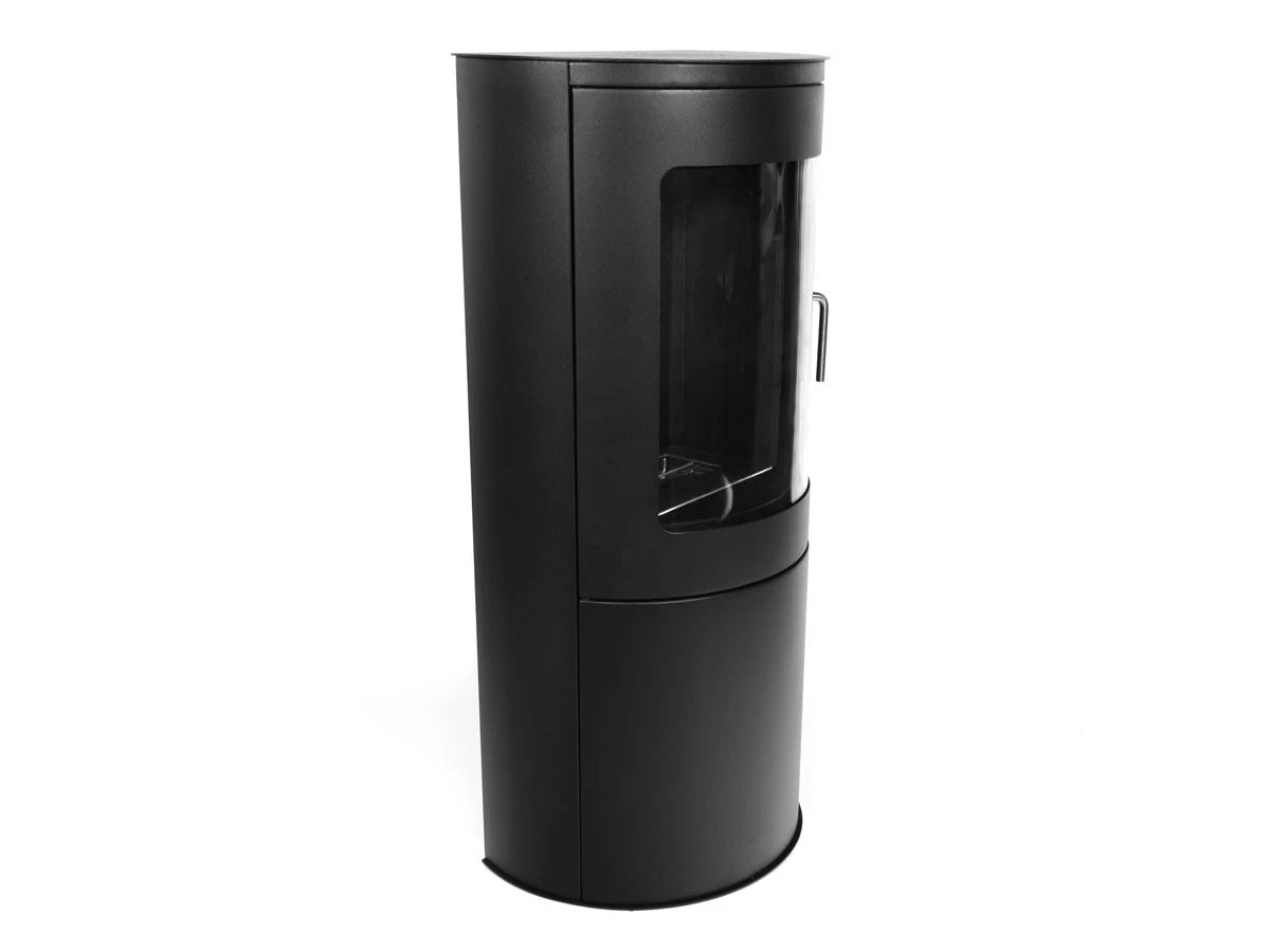 ScandiFlames Richmond Bioethanol Fire Stove with Flat Back - Black